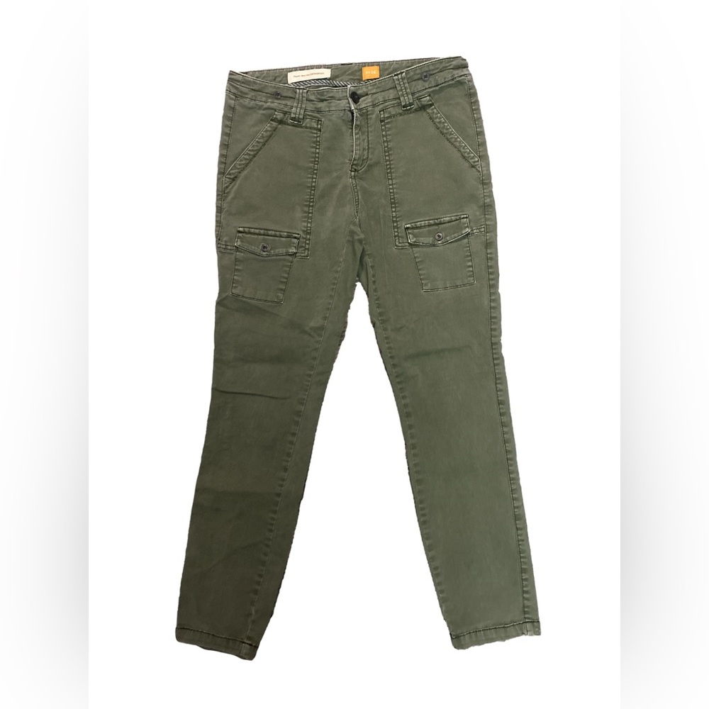 Anthropologie Pilcro and the Letterpress No. 06 Cargo Pants Olive Green